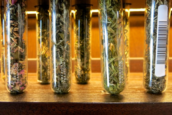 American Tea Room Display