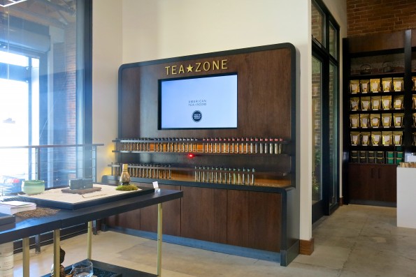 American Tea Room Tea Display